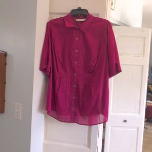 Soft by Avenue button down blouse - size 18/20